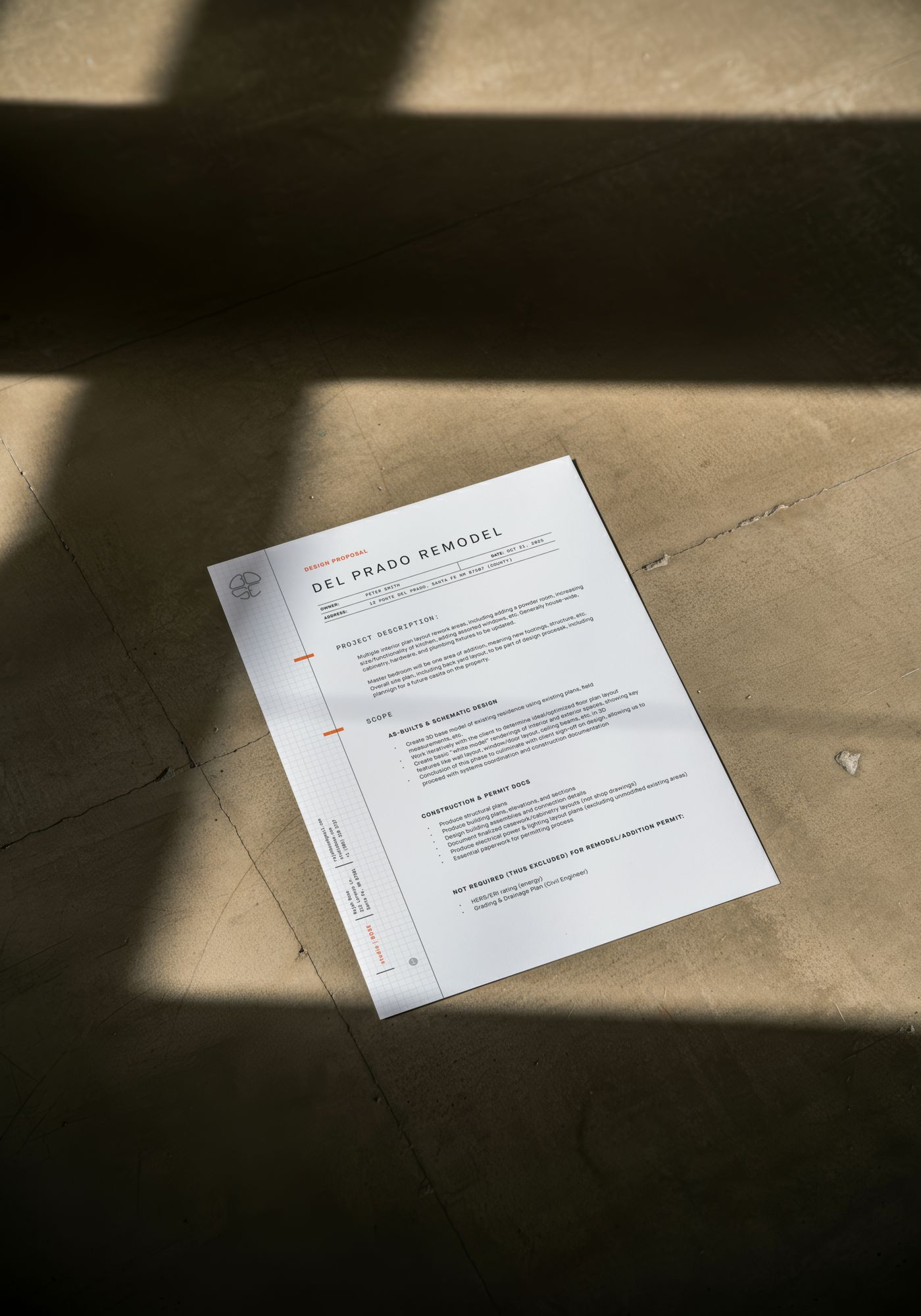 studio|BOSE concrete floor application